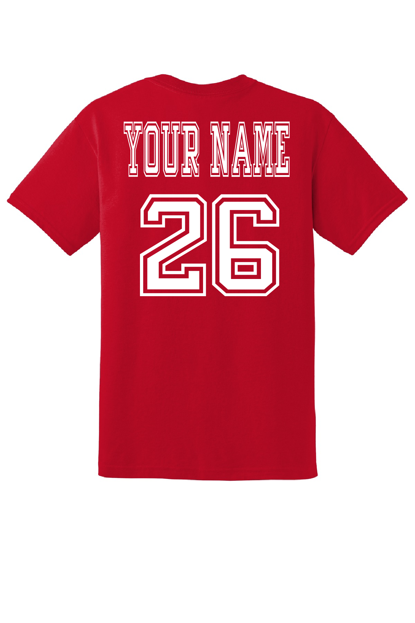 Custom Name and Number